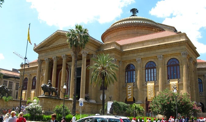 Teatro Massimo em Palermo Foto