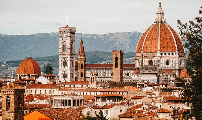 Vista panorâmica de Florença Foto