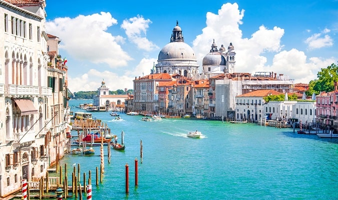 Pontos Turísticos da Itália: Grande Canal Veneza